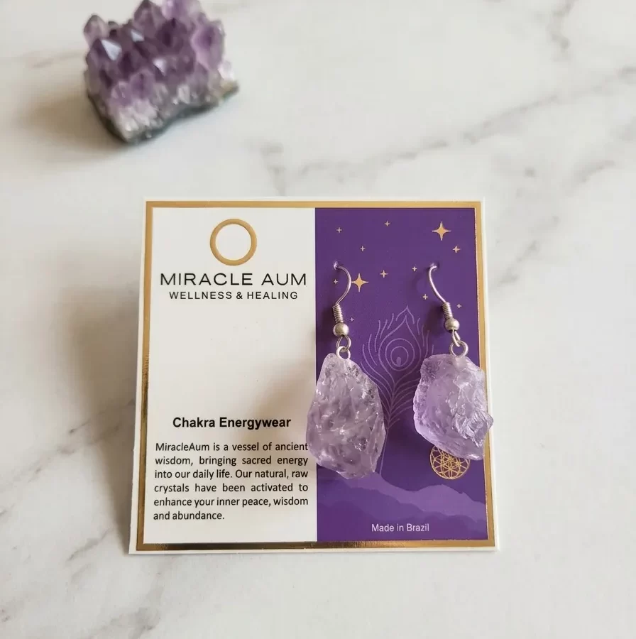 Amethyst Drop Earrings